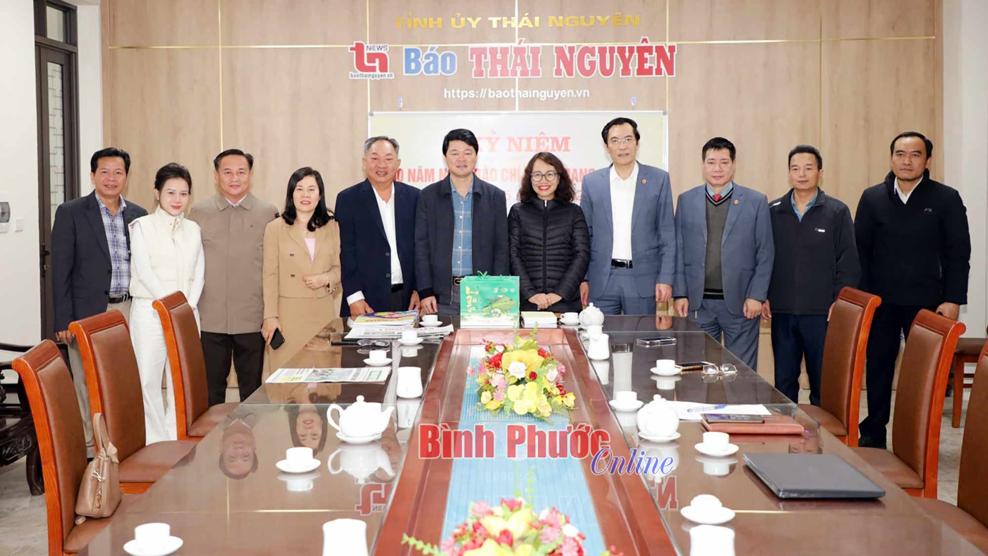 BPTV giao lưu, trao đổi kinh nghiệm tại Báo Thái Nguyên và Báo Phú Thọ