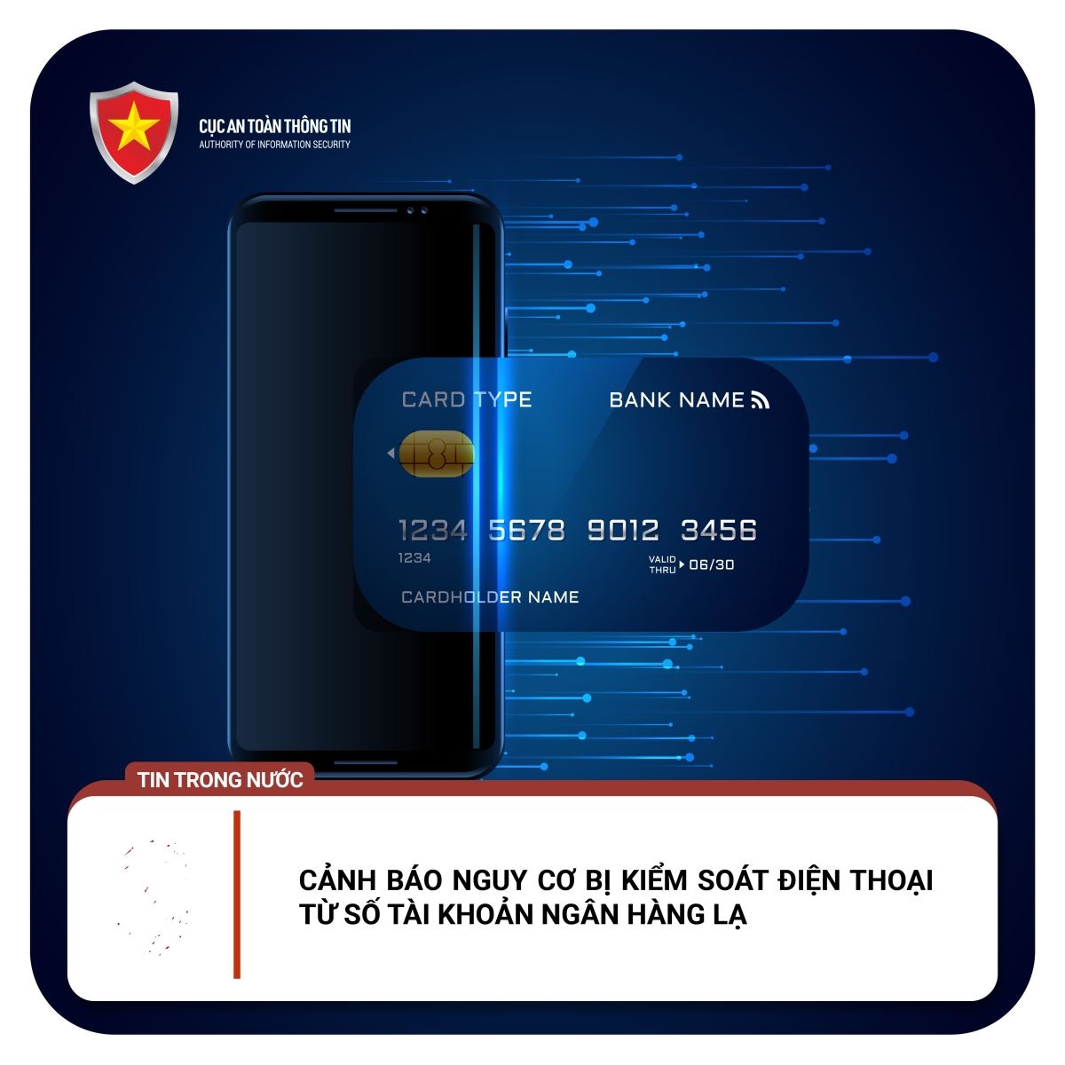 Cảnh báo chiêu trò lừa đảo mới kiểm soát điện thoại từ tài khoản ngân hàng lạ