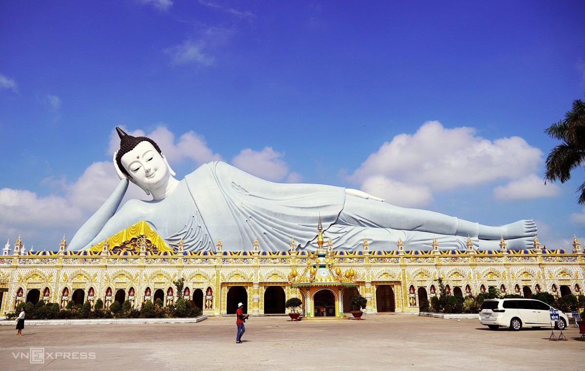 Chùa có tượng Phật nằm lớn nhất Việt Nam