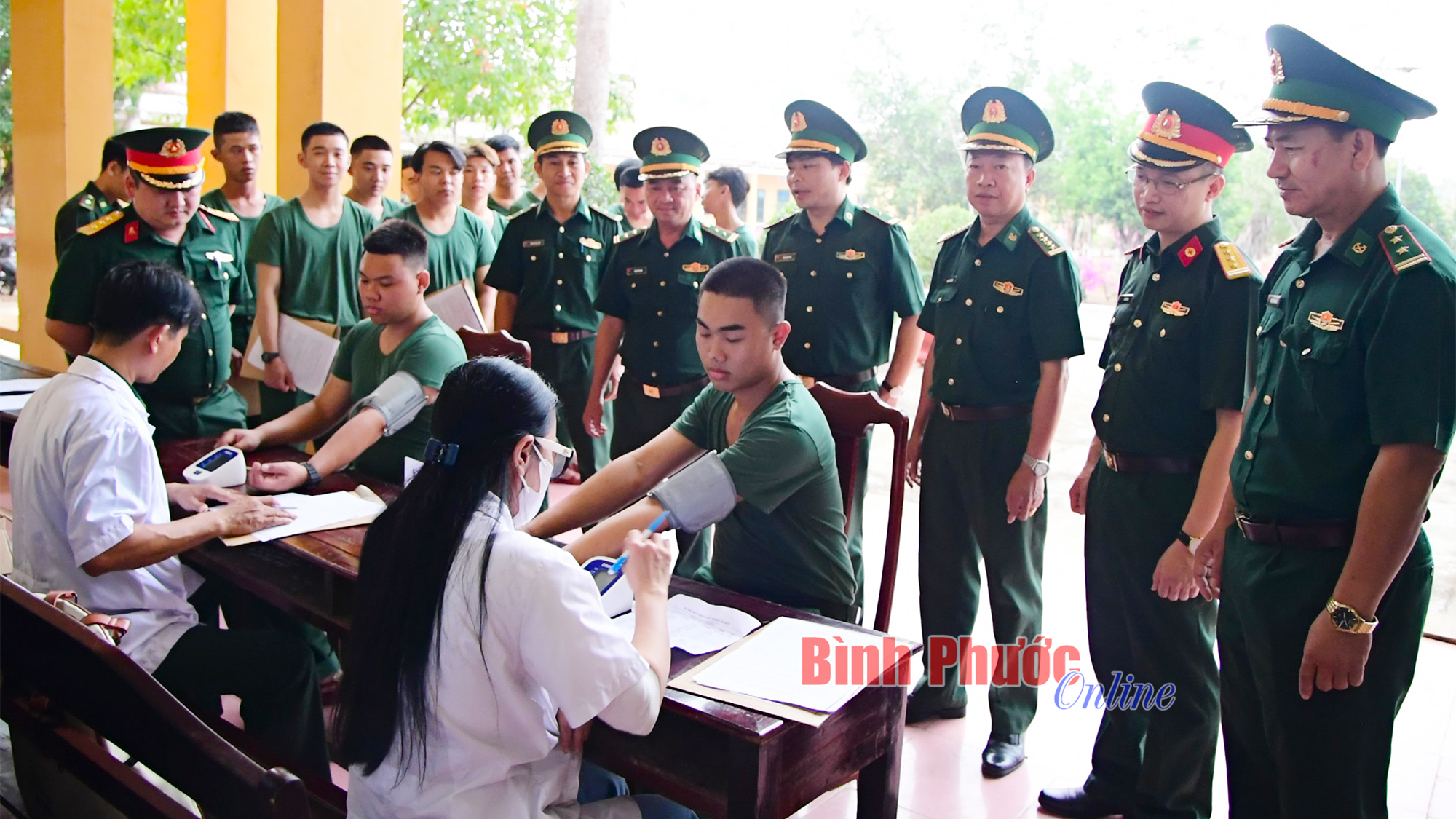 Cục Quân y kiểm tra công tác phúc tra sức khỏe chiến sĩ mới