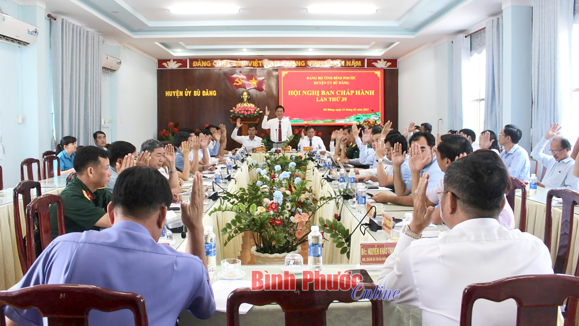 Hội nghị Ban Chấp hành Đảng bộ huyện Bù Đăng lần thứ 39 