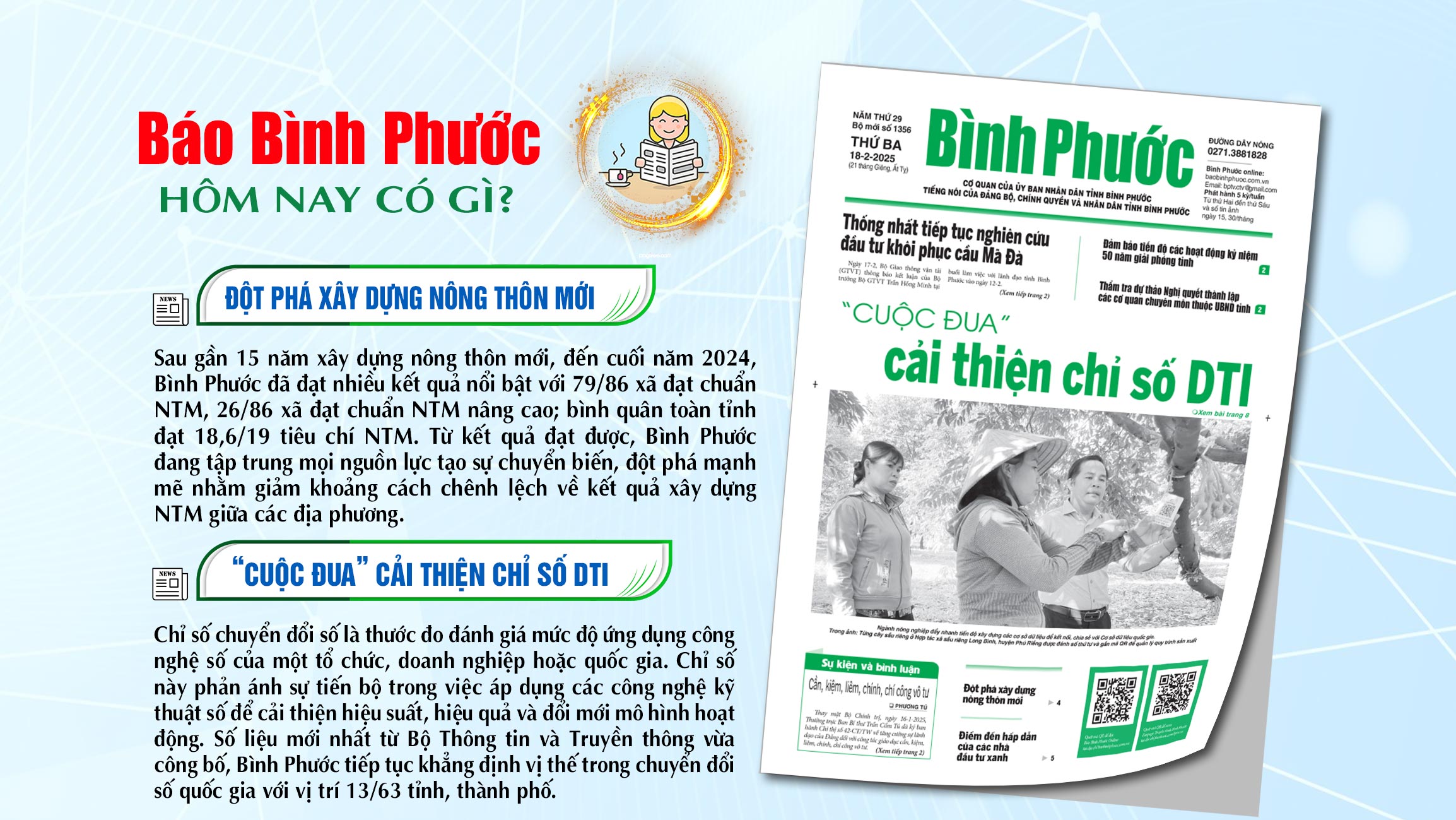 Kính mời độc giả đón đọc báo in Bình Phước hôm nay 18-2-2025