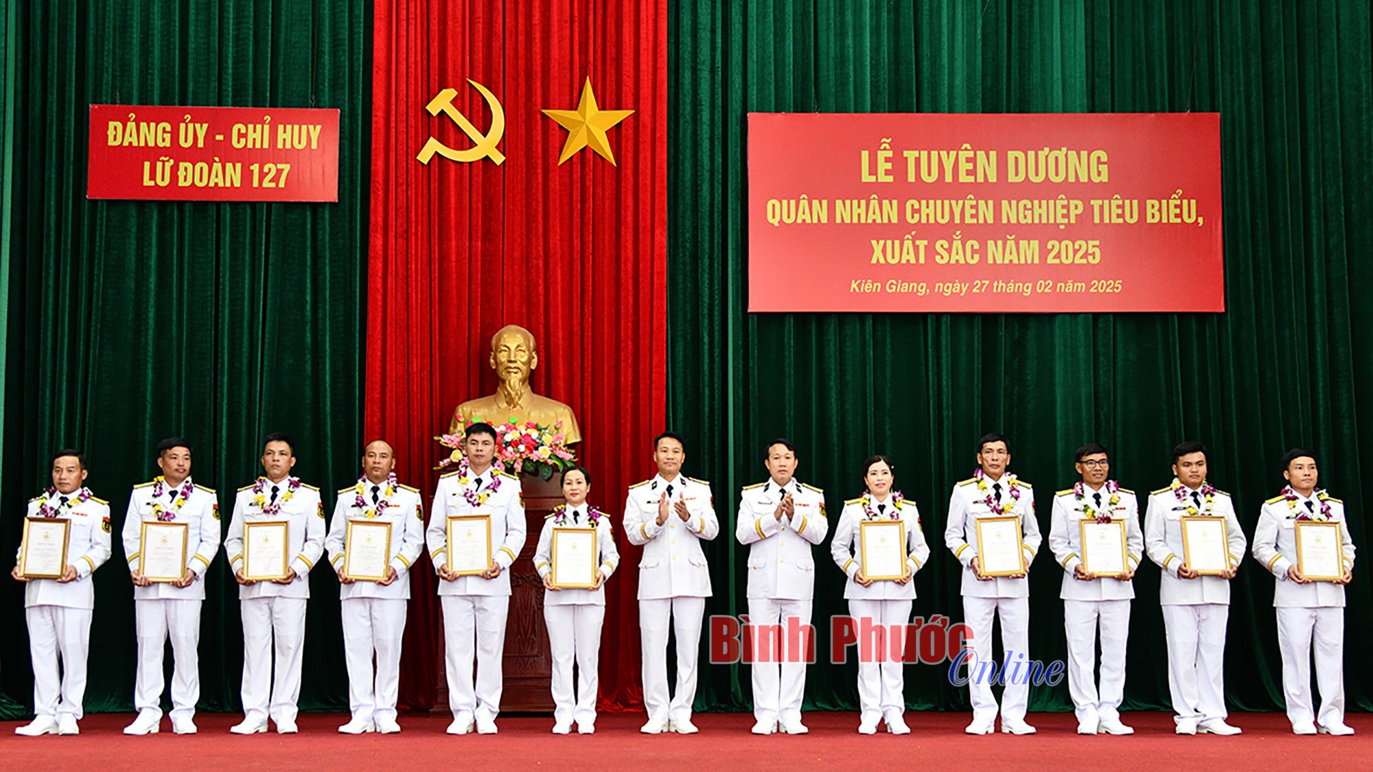 Lữ đoàn 127 tuyên dương quân nhân chuyên nghiệp xuất sắc