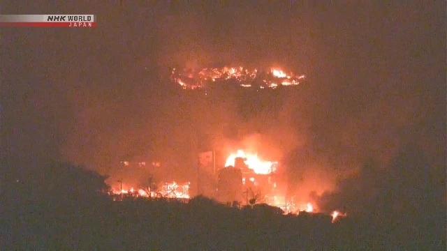 Nhật Bản: Hơn 80 ngôi nhà bị thiêu rụi, 2.000 người phải sơ tán do cháy rừng