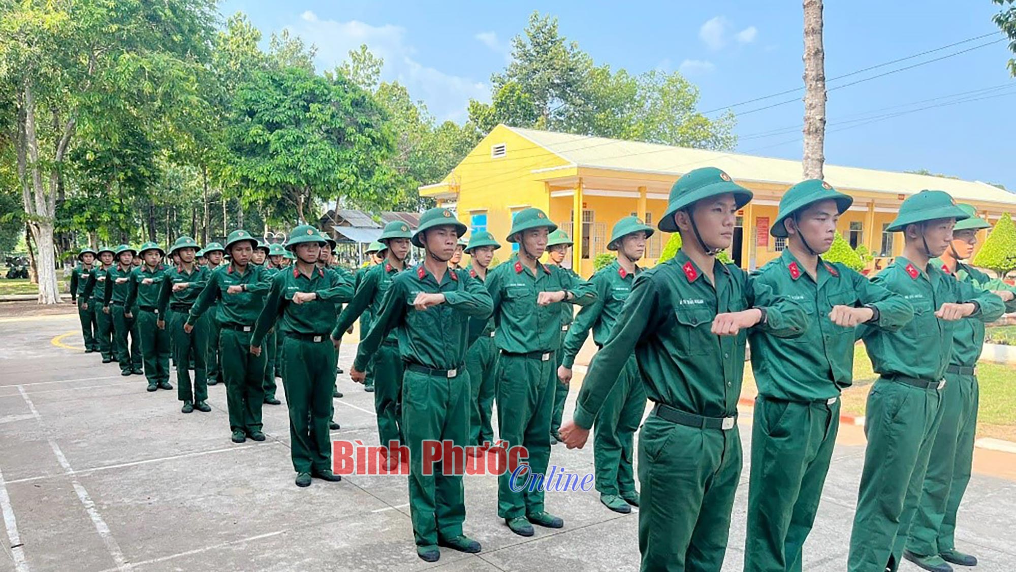 Những ngày đầu nhập ngũ