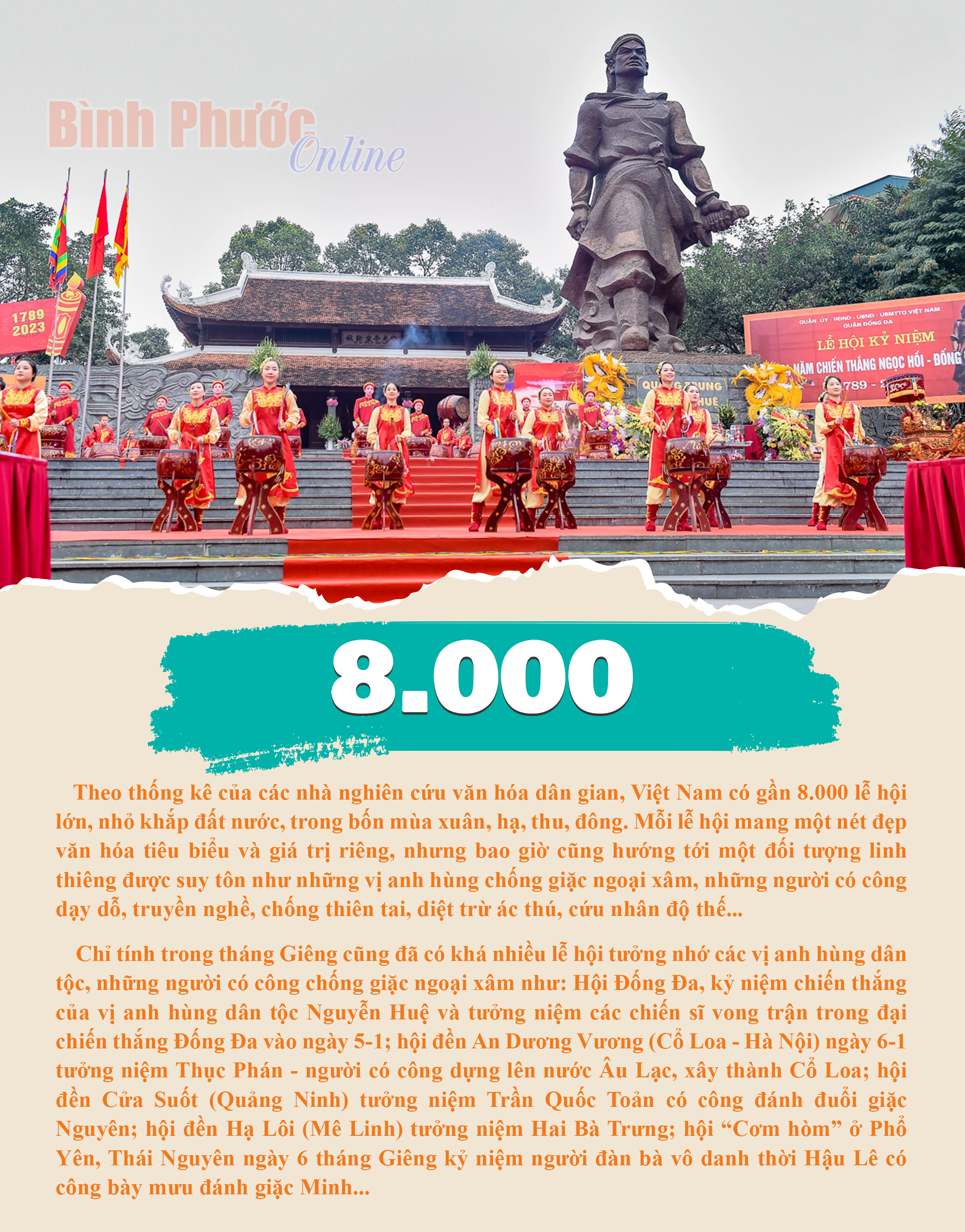 Việt Nam có hơn 8.000 lễ hội mỗi năm