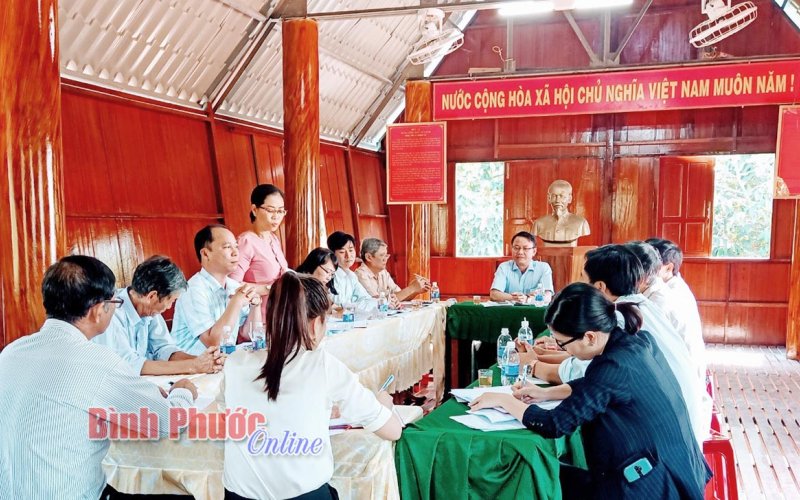 Bí thư Huyện ủy Bù Đốp dự sinh hoạt chi bộ cơ sở