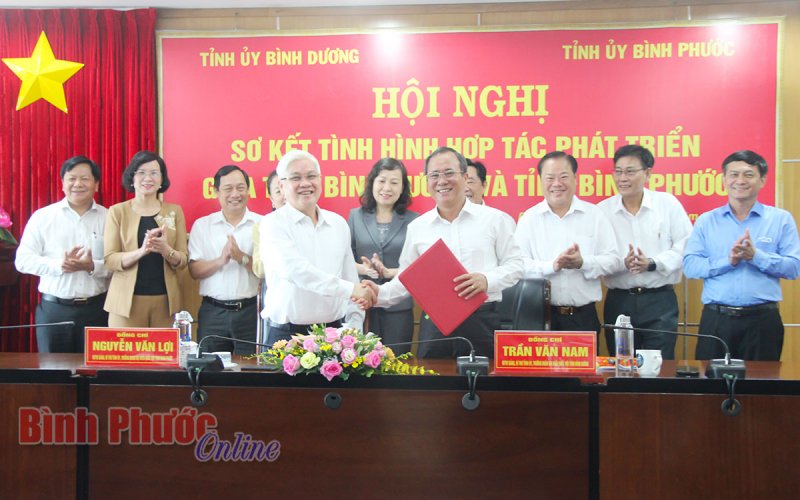 Bình Dương và Bình Phước tiếp tục ký kết hợp tác phát triển