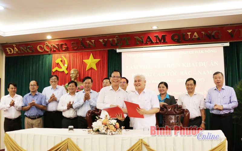 Bình Phước - Đắk Nông phối hợp đầu tư xây dựng tuyến đường cao tốc