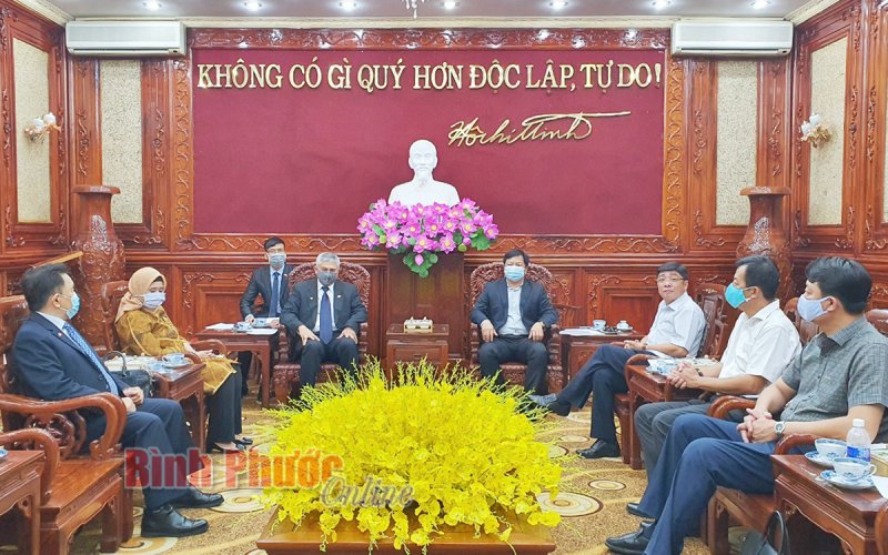 Bình Phước luôn chào đón doanh nghiệp Indonesia đến đầu tư