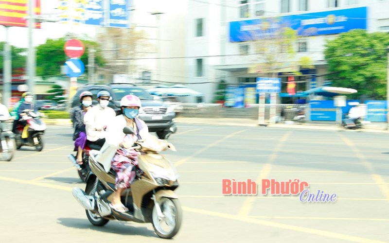 Bình Phước nắng nóng gay gắt