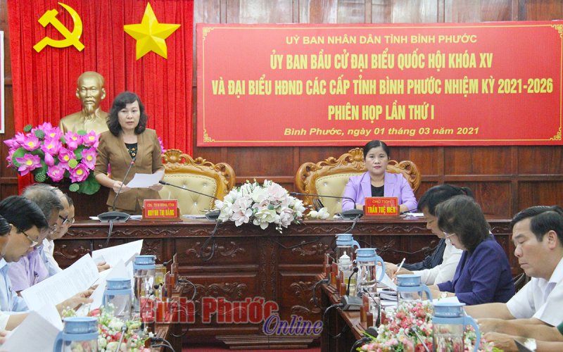 Bình Phước thành lập 123 Ủy ban bầu cử ở cả 3 cấp