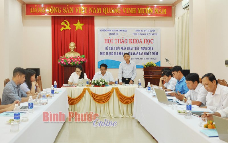 Đề xuất giải pháp giảm thiểu, ngăn chặn tảo hôn, hôn nhân cận huyết thống 