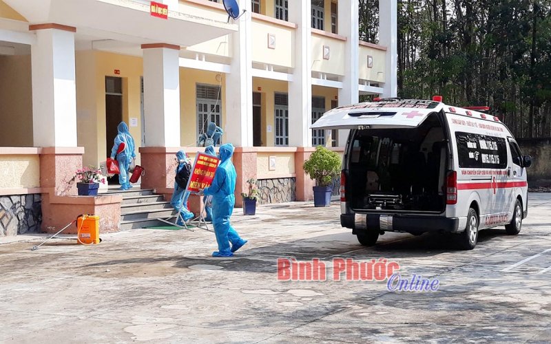 Đồng Xoài cách ly tập trung 5 trường hợp trở về từ huyện Cẩm Giàng, Hải Dương