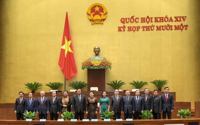 Hình ảnh các đoàn ĐBQH với lãnh đạo Đảng, Nhà nước tại kỳ họp thứ 11, Quốc hội khóa XIV