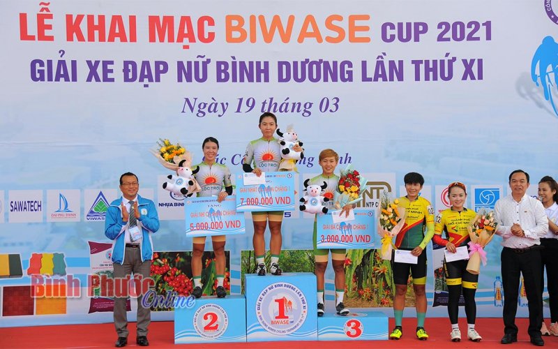 Khai mạc Giải xe đạp nữ Bình Dương lần thứ XI năm 2021 Cúp Biwase