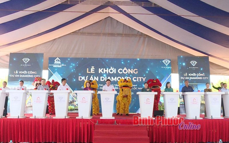 Khởi công dự án Diamond City tại Lộc Ninh