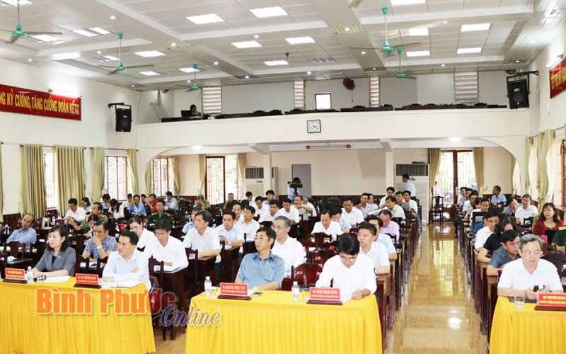 Lộc Ninh sơ kết 3 năm thực hiện sắp xếp tổ chức bộ máy hệ thống chính trị huyện