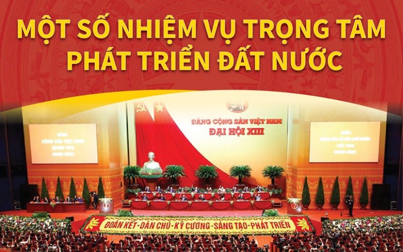 Một số nhiệm vụ trọng tâm phát triển đất nước