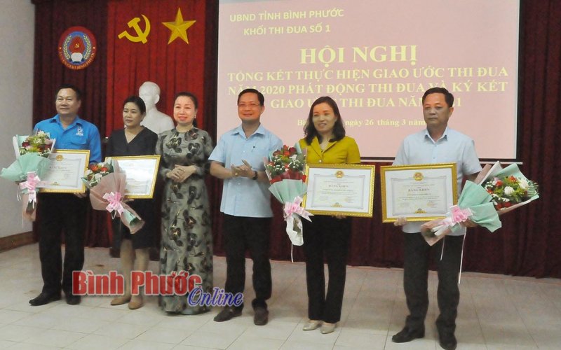 Năm 2021, Ban tuyên giáo Tỉnh ủy làm khối trưởng Khối thi đua số 1