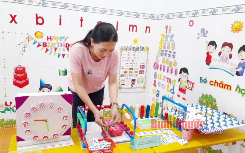 Nhiều sáng tạo từ hội thi làm đồ chơi cho trẻ