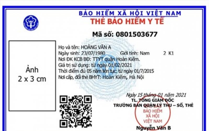 Từ ngày 1-4-2021, cấp thẻ BHYT mẫu mới trên toàn quốc