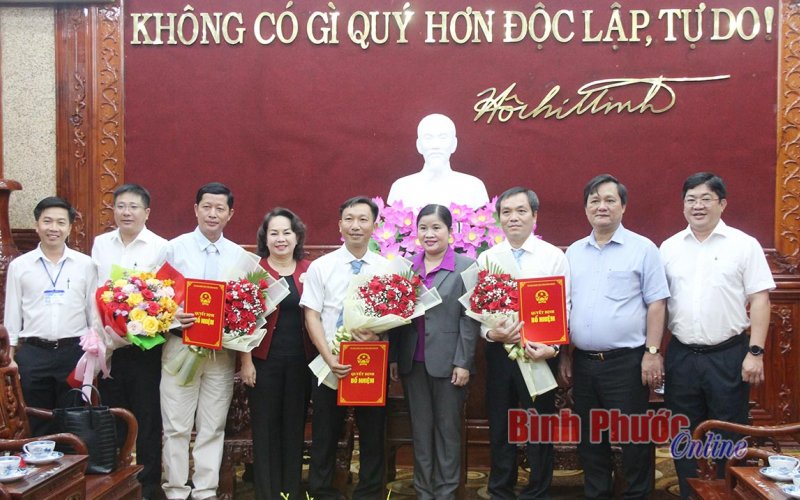 UBND tỉnh bổ nhiệm 3 cán bộ các sở, ngành