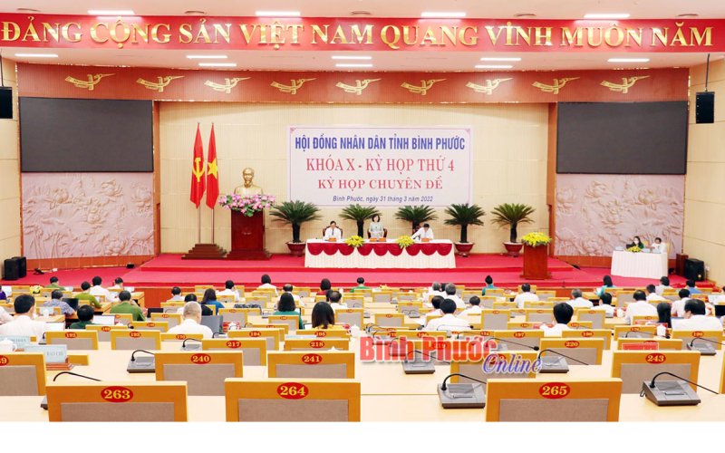 Bình Phước: Khai mạc trọng thể kỳ họp chuyên đề HĐND tỉnh khóa X