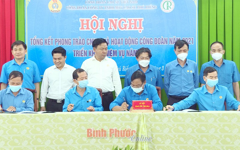 Công đoàn Cao su Phú Riềng phấn đấu thực hiện hơn 550 sáng kiến cải tiến kỹ thuật