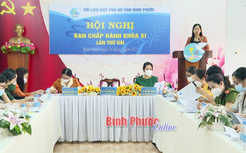 Hội nghị lần thứ 2 Ban Chấp hành Hội Liên hiệp Phụ nữ tỉnh khóa XI
