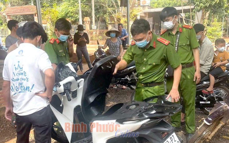 Kịp thời thu giữ xe máy do kẻ gian lấy trộm