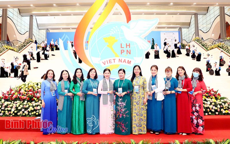 Những hình ảnh của đoàn Bình Phước tại Đại hội đại biểu Phụ nữ toàn quốc lần thứ XIII