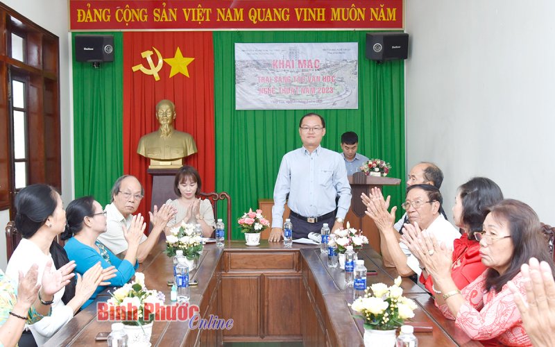 14 văn nghệ sĩ Bình Phước tham gia Trại sáng tác nghệ thuật năm 2023