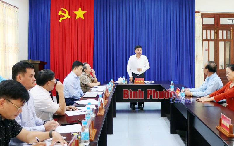 Bí thư Tỉnh ủy Bình Phước Nguyễn Mạnh Cường tiếp công dân định kỳ