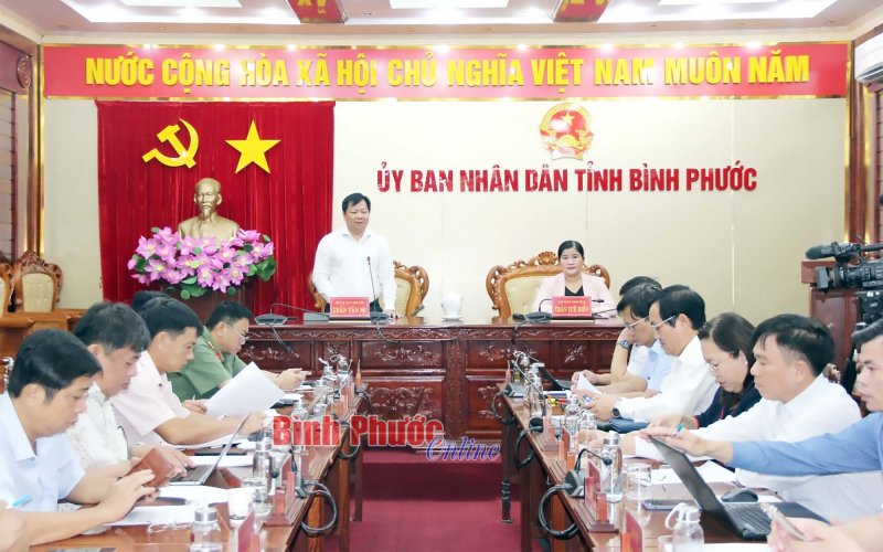 Bình Phước chuẩn bị tốt cho hội nghị tổng kết hợp tác phát triển giữa TP. HCM và các tỉnh Đông Nam Bộ