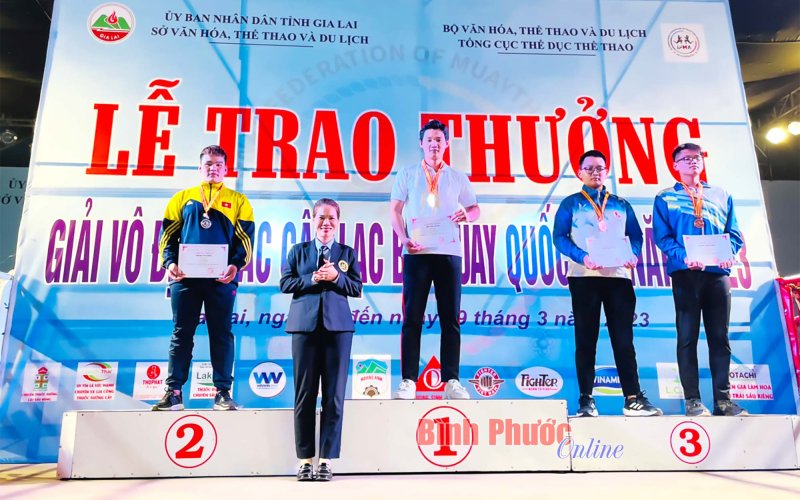 Bình Phước đoạt 5 huy chương Giải vô địch các câu lạc bộ Muay quốc gia