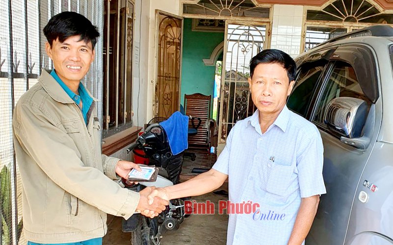 Bình Phước: Nhặt được tài sản tìm cách trả lại cho chủ nhân
