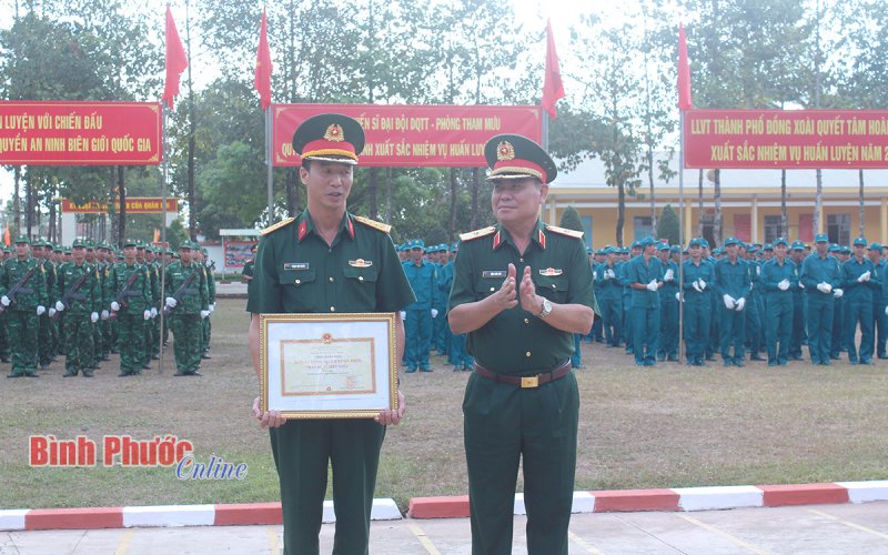 Bộ CHQS tỉnh Bình Phước: Ghi sâu lời Bác, thi đua hoàn thành xuất sắc nhiệm vụ