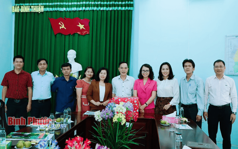 BPTV học tập kinh nghiệm tại Báo Bình Thuận