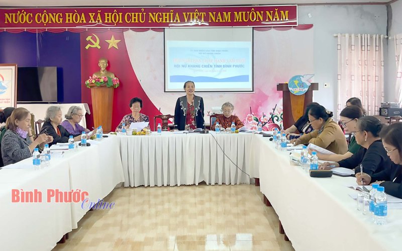 Đại hội Hội Nữ kháng chiến tỉnh Bình Phước lần thứ I sẽ diễn ra cuối tháng 3