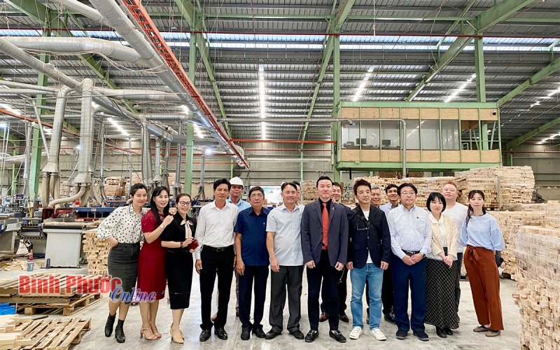 Đoàn doanh nghiệp Nhật Bản thăm, làm việc tại Bình Phước