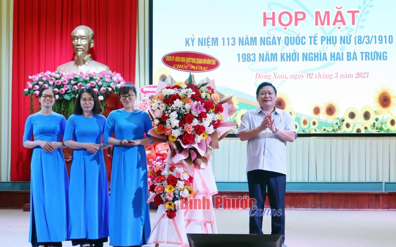 Đồng Xo&agrave;i: Nhiều hoạt động thiết thực kỷ niệm ng&agrave;y Quốc tế phụ nữ 