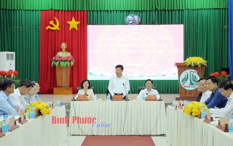 Đồng Xoài tiến tới xây dựng đảng bộ kiểu mẫu