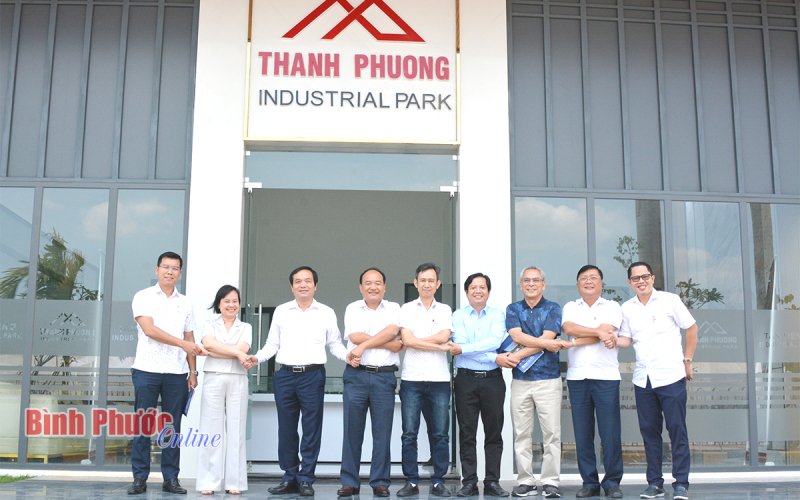 Hiệp hội chế biến gỗ tỉnh Bình Dương tìm hiểu cơ hội hợp tác, đầu tư tại Cụm công nghiệp Tân Tiến 1-2