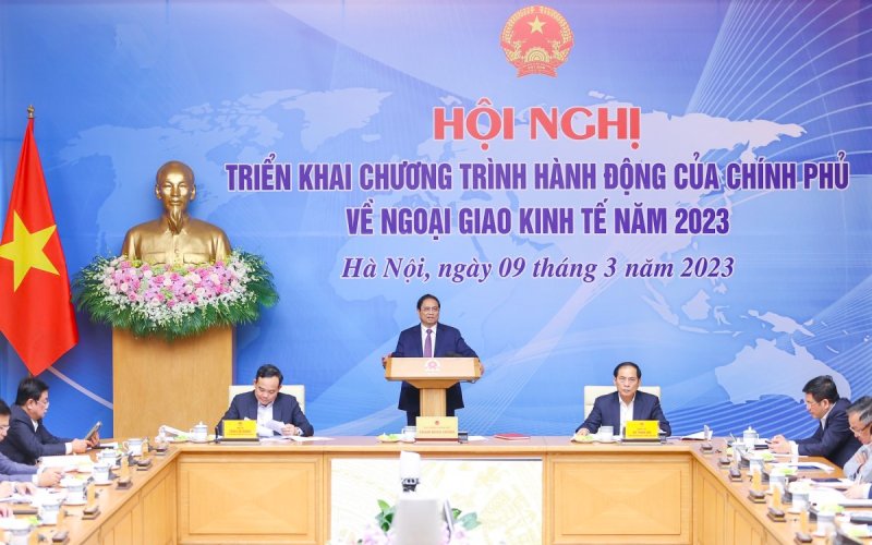 Hội nghị triển khai Chương trình hành động của Chính phủ về ngoại giao kinh tế năm 2023