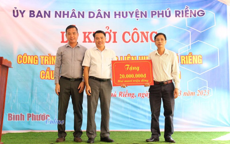 Phú Riềng khởi công thêm công trình “ý Đảng, lòng dân”