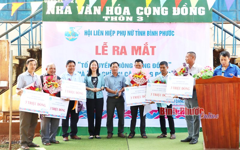 Ra mắt “Tổ truyền thông cộng đồng” và “Địa chỉ tin cậy cộng đồng” tại Bù Gia Mập