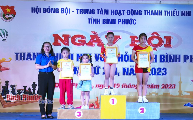 Sôi động ngày hội thanh thiếu nhi vui khỏe tỉnh Bình Phước lần thứ XIII 