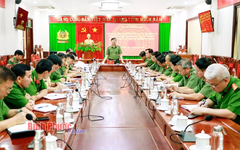 Thanh tra Bộ Công an làm việc tại Bình Phước