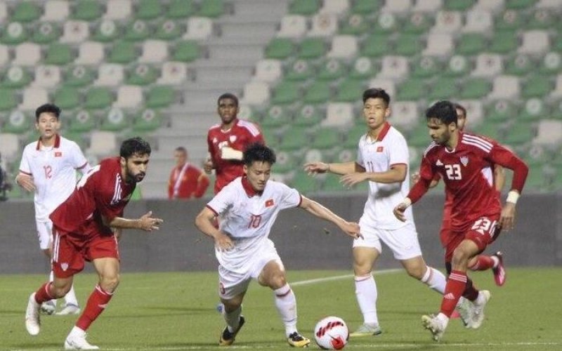 U23 Việt Nam thua đậm U23 UAE